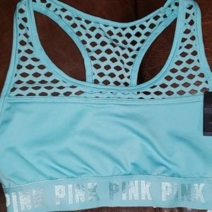 Victoria secret baby blue sports bra with tag stil